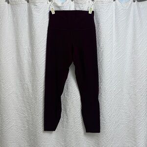 Lululemon Athletica Maroon Leggings